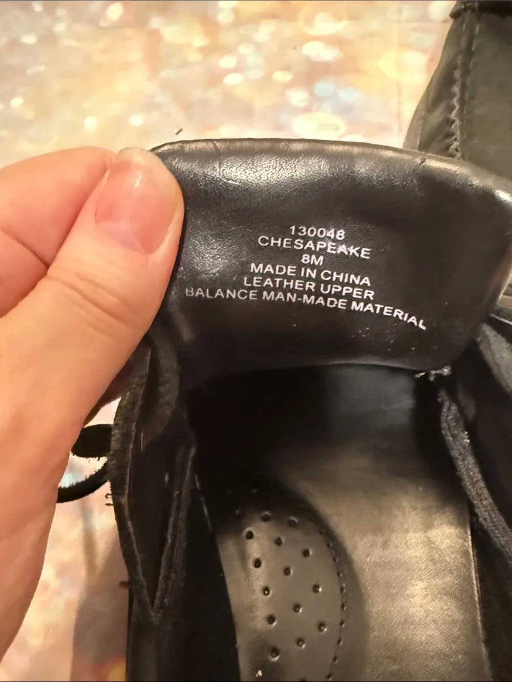 Highland Creek black  Lace-Up Moccasin Flats for Women 8m